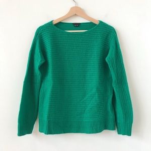 Theory green cashmere sweater size S